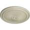 Ekena Millwork Trinity Ceiling Medallion (Fits Canopies up to 3"), Hand-Painted Clear Yellow, 22"OD x 1 3/4"P CM22TNCYF - alternate 2